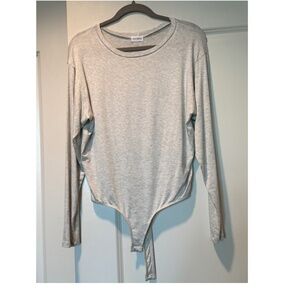 Clyque the Label - Long sleeve Paul bodysuit - grey - XS